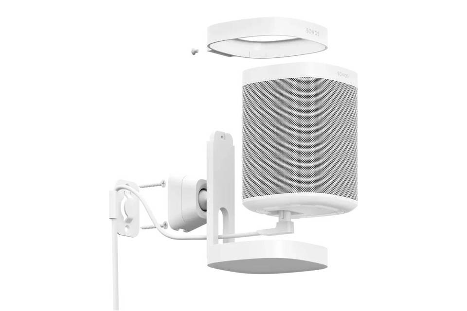 SONOS wall mount for Sonos One/SL/PLAY1, white