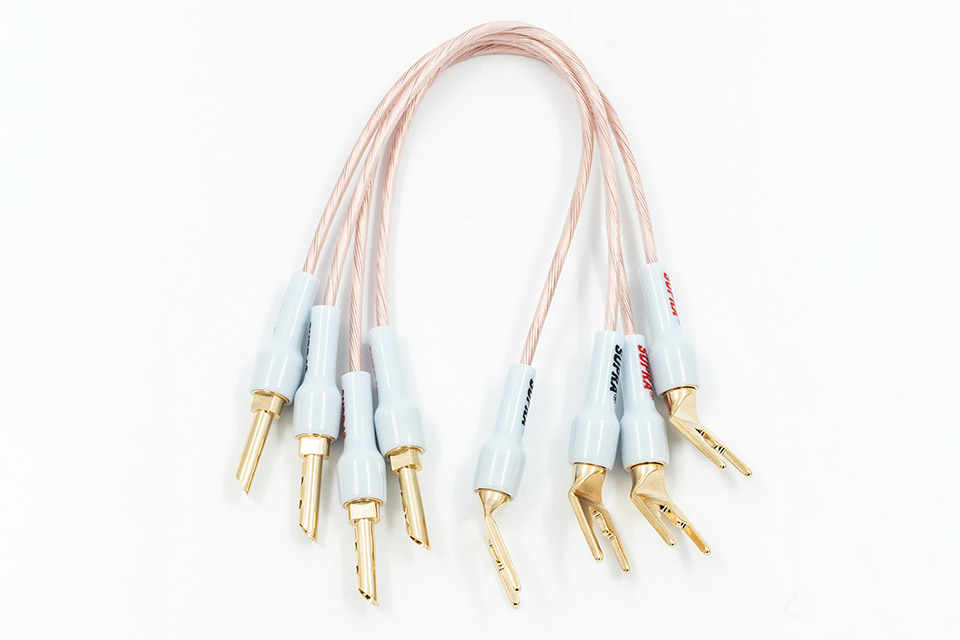 SUPRA XL Annorum speaker cable jumper, stereo pair (4x 20 cm.)