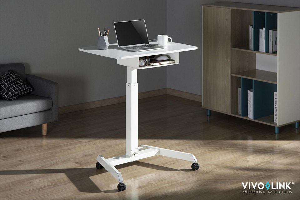 Vivolink adjustable mobile table/stand, 80 cm.