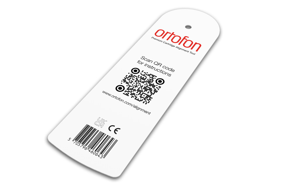 Ortofon Premium cartridge alignment protractor