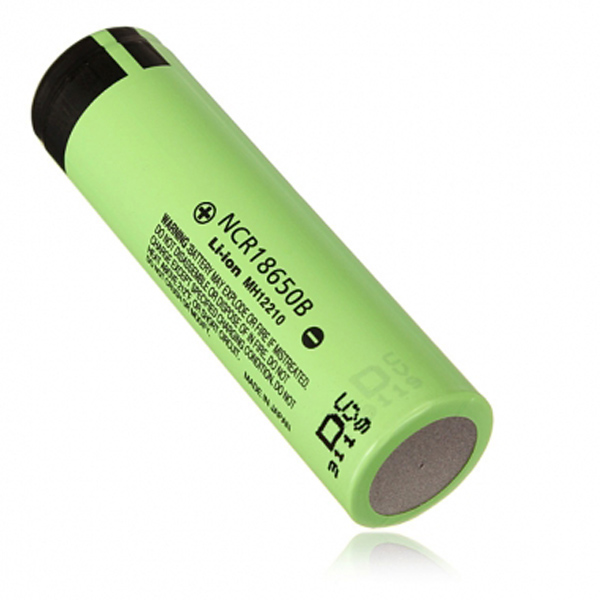 2pcs NCR18650B 3400mAH 3.7 V Unprotected Rechargeable Liion Battery