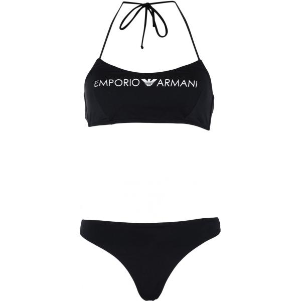 Bikinis mujer negro con diseños playa Emporio Armani Bantoa