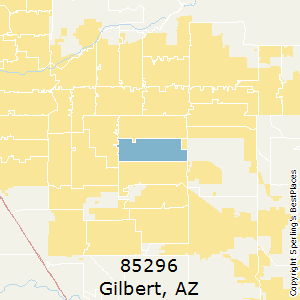 Gilbert Az Zip Code Map Best Places To Live In Gilbert (Zip 85296), Arizona