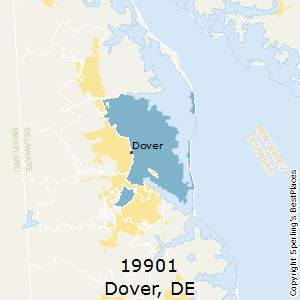 Dover Delaware Zip Code Map Best Places To Live In Dover (Zip 19901), Delaware