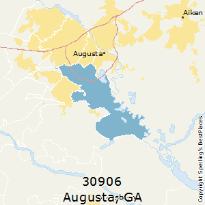 Augusta Ga Zip Code Map Best Places To Live In Augusta (Zip 30906), Georgia
