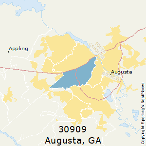 Augusta Ga Zip Code Map Best Places To Live In Augusta (Zip 30909), Georgia