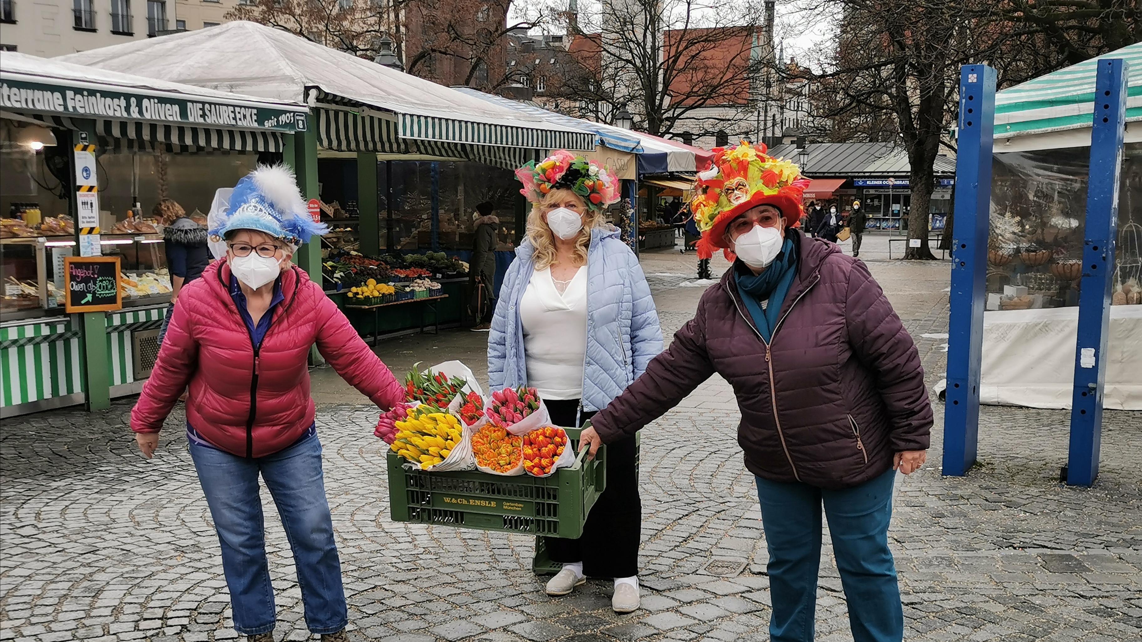 Faschingsdienstag am Viktualienmarkt Kein Tanz, viel Hoffnung BR24