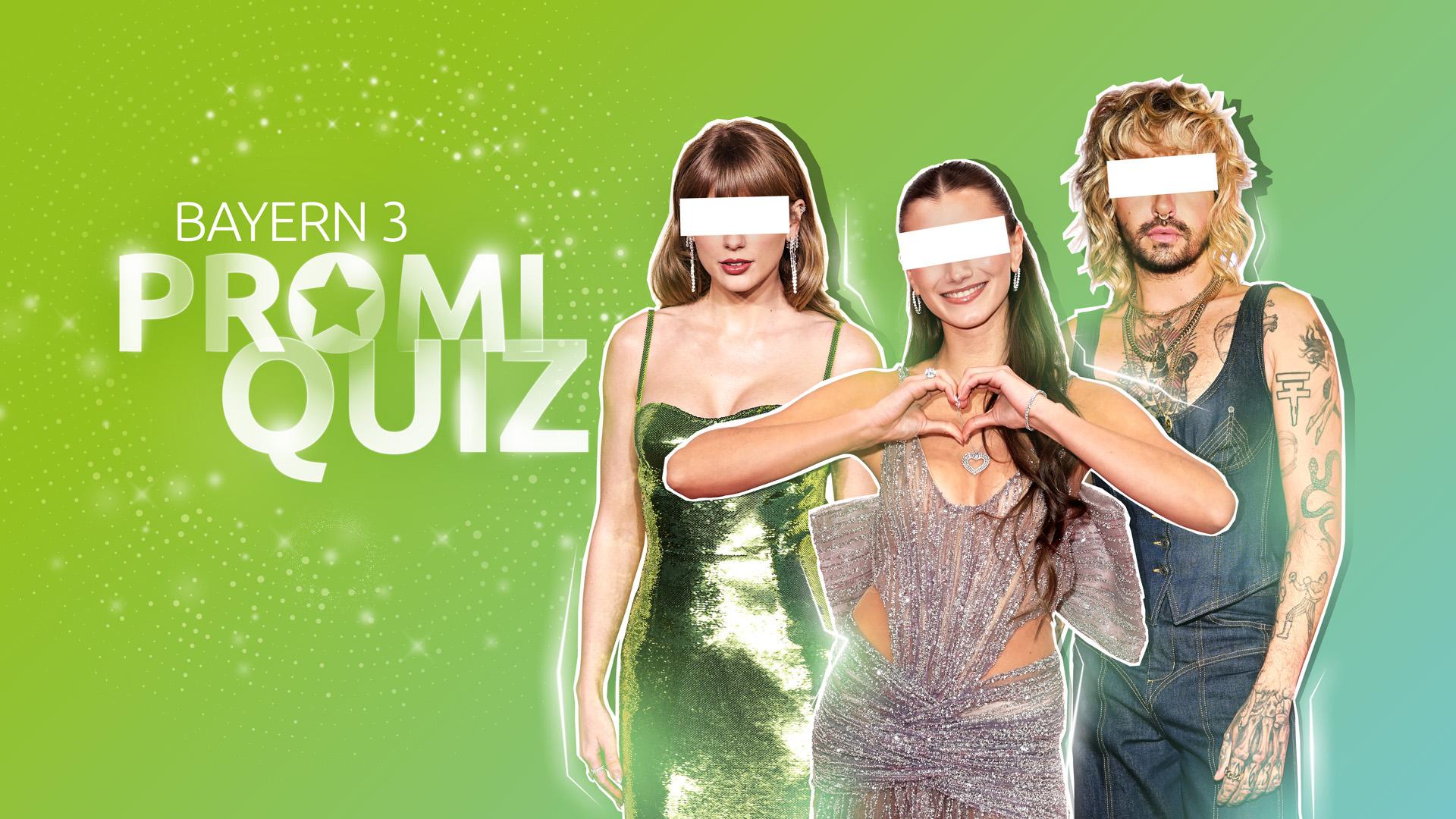 Jetzt anmelden fürs PromiQuiz Das BAYERN 3 PromiQuiz Holt euch 3.333