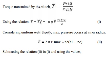 Solved Problems: Design Of Cam Clutches And Brakes