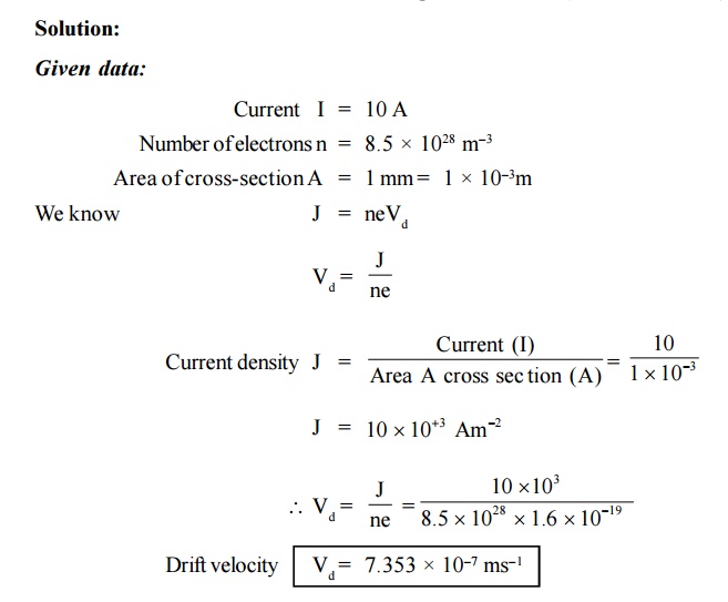Solved Problems Conducting Materials