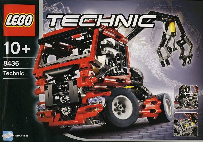 LEGO® 84361 TECHNIC 8436 Truck mit PneumatikKran (Technic / 2004)