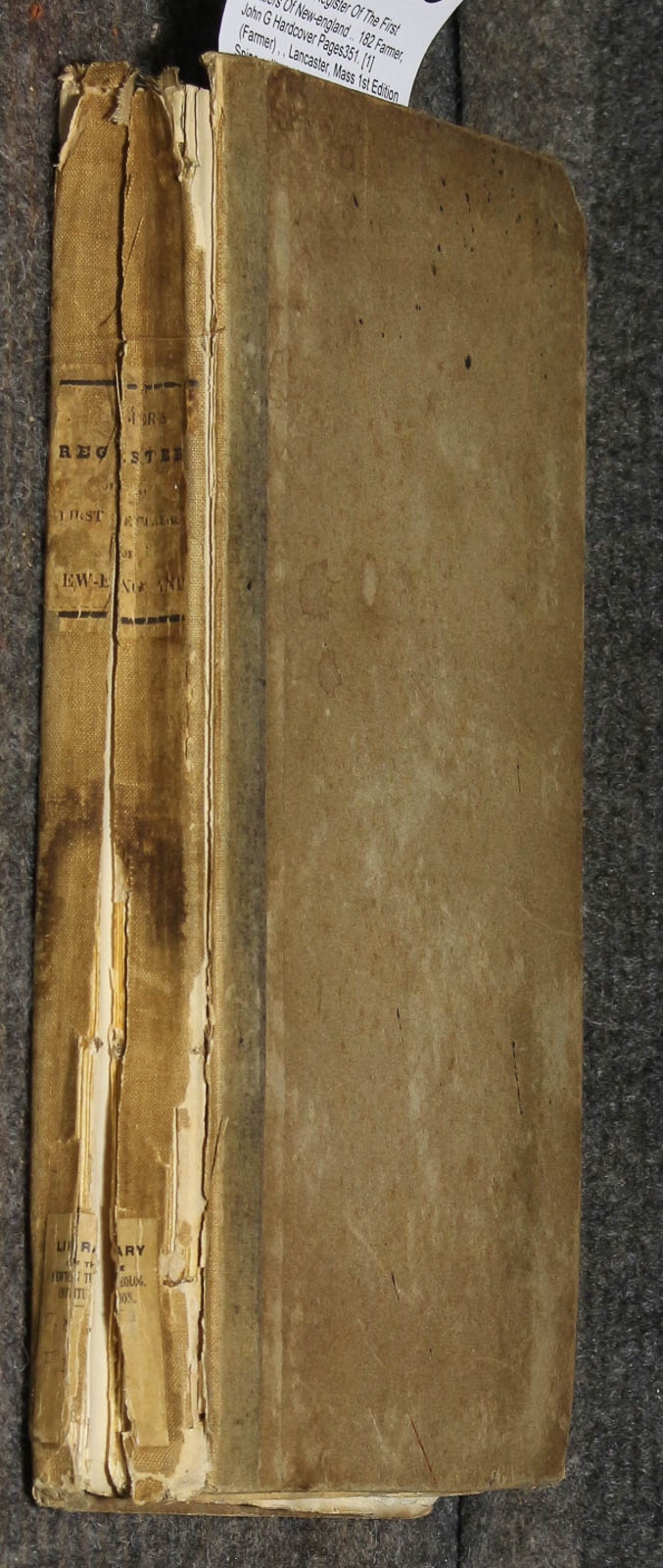 VITAL RECORDS OF BEVERLY MASSACHUSETTS TO THE END OF THE YEAR 1849