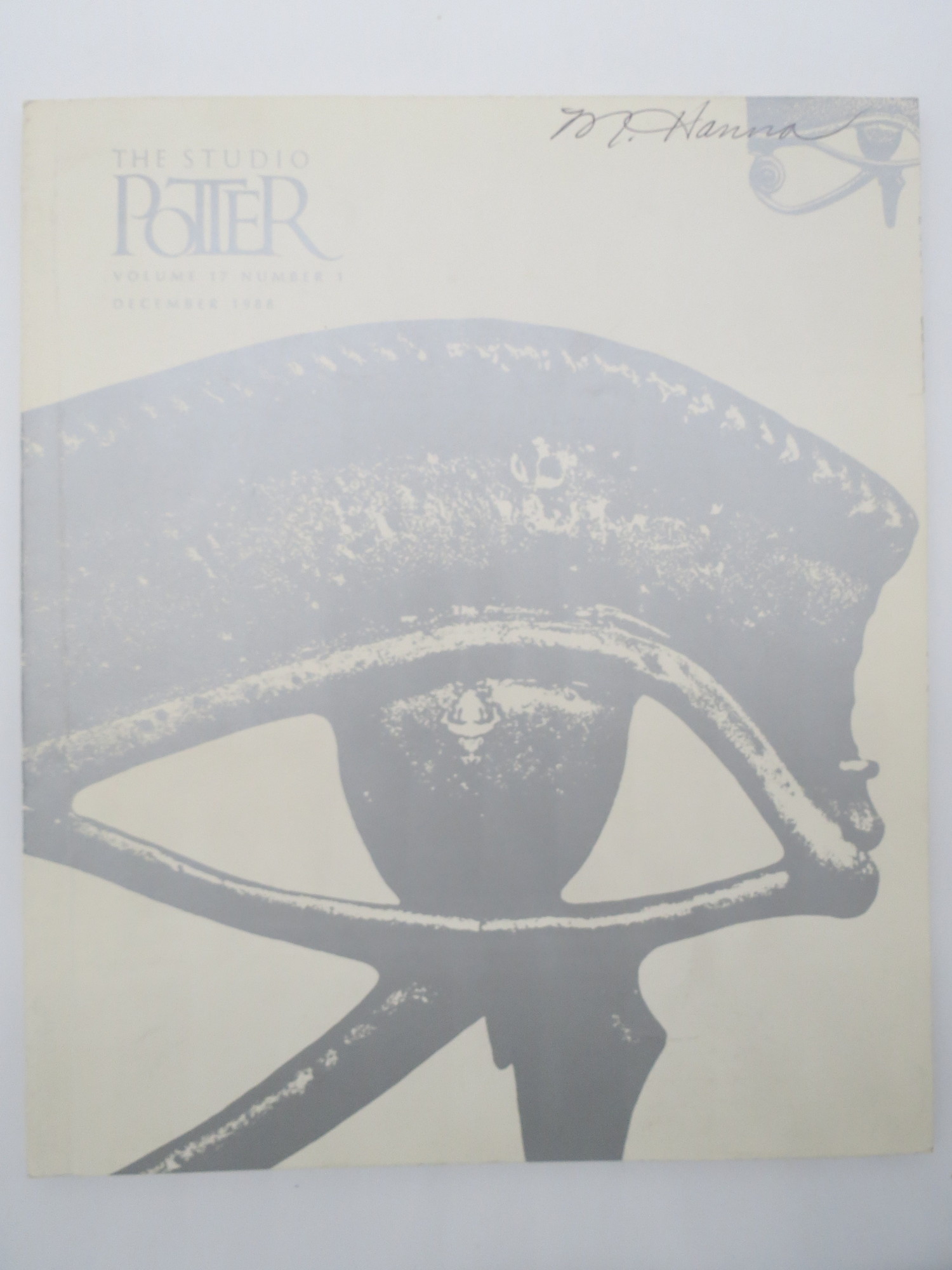 THE STUDIO POTTER MAGAZINE, DECEMBER 1988