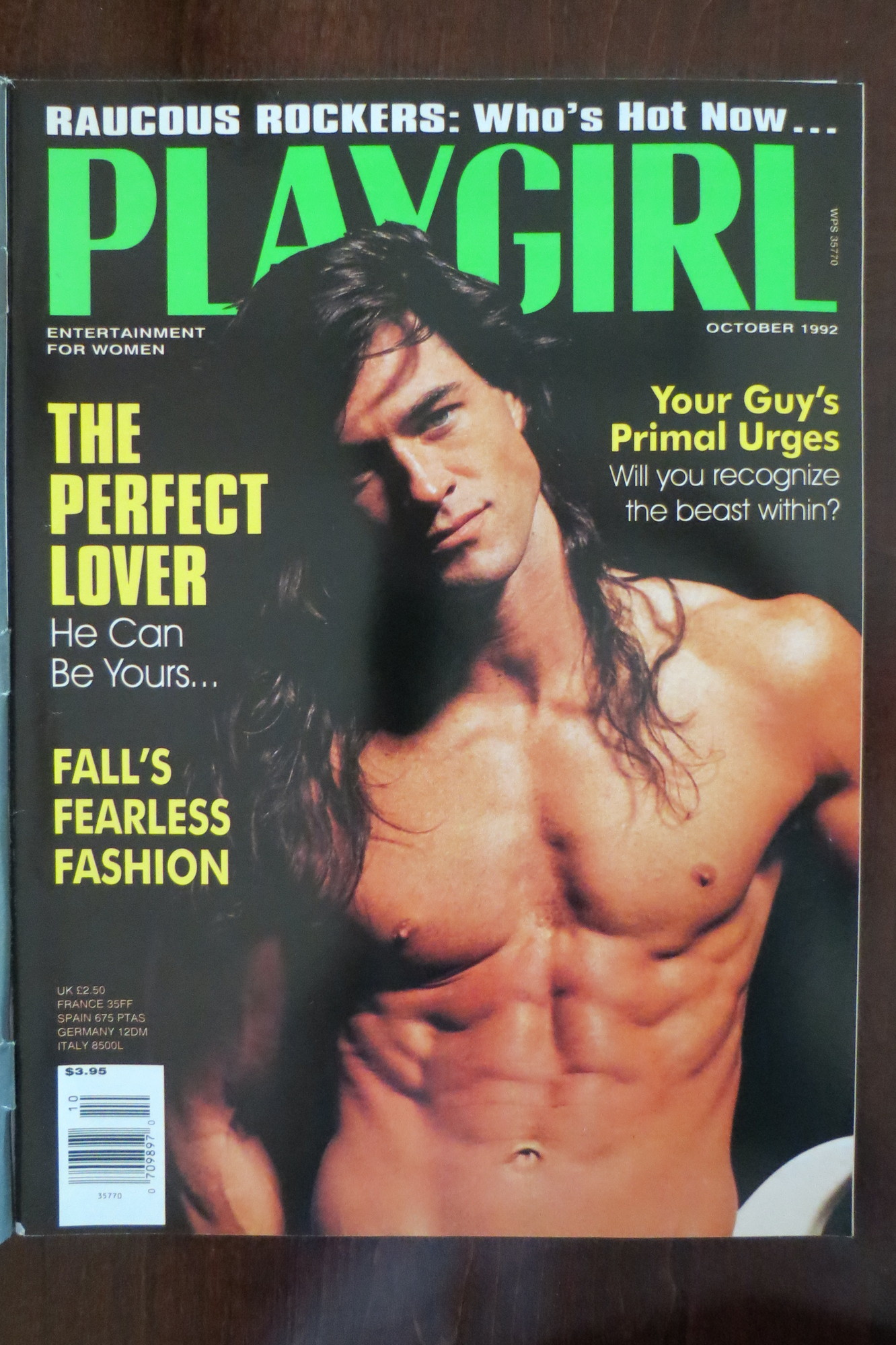 PLAYGIRL MAGAZINE, ISSUE DATED SEPTEMBER 1996 AUSTIN PECK; 10 GOLD