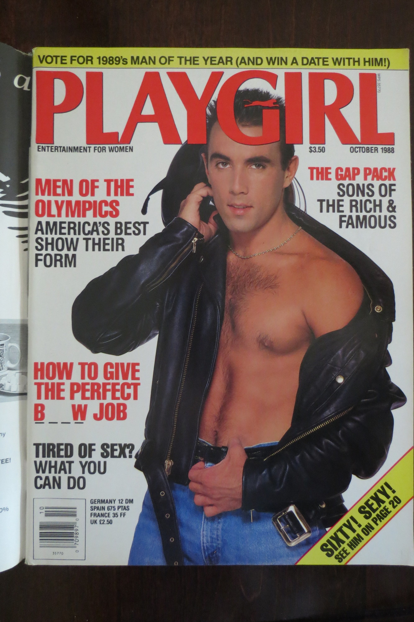 PLAYGIRL MAGAZINE, ISSUE DATED SEPTEMBER 1996 AUSTIN PECK; 10 GOLD