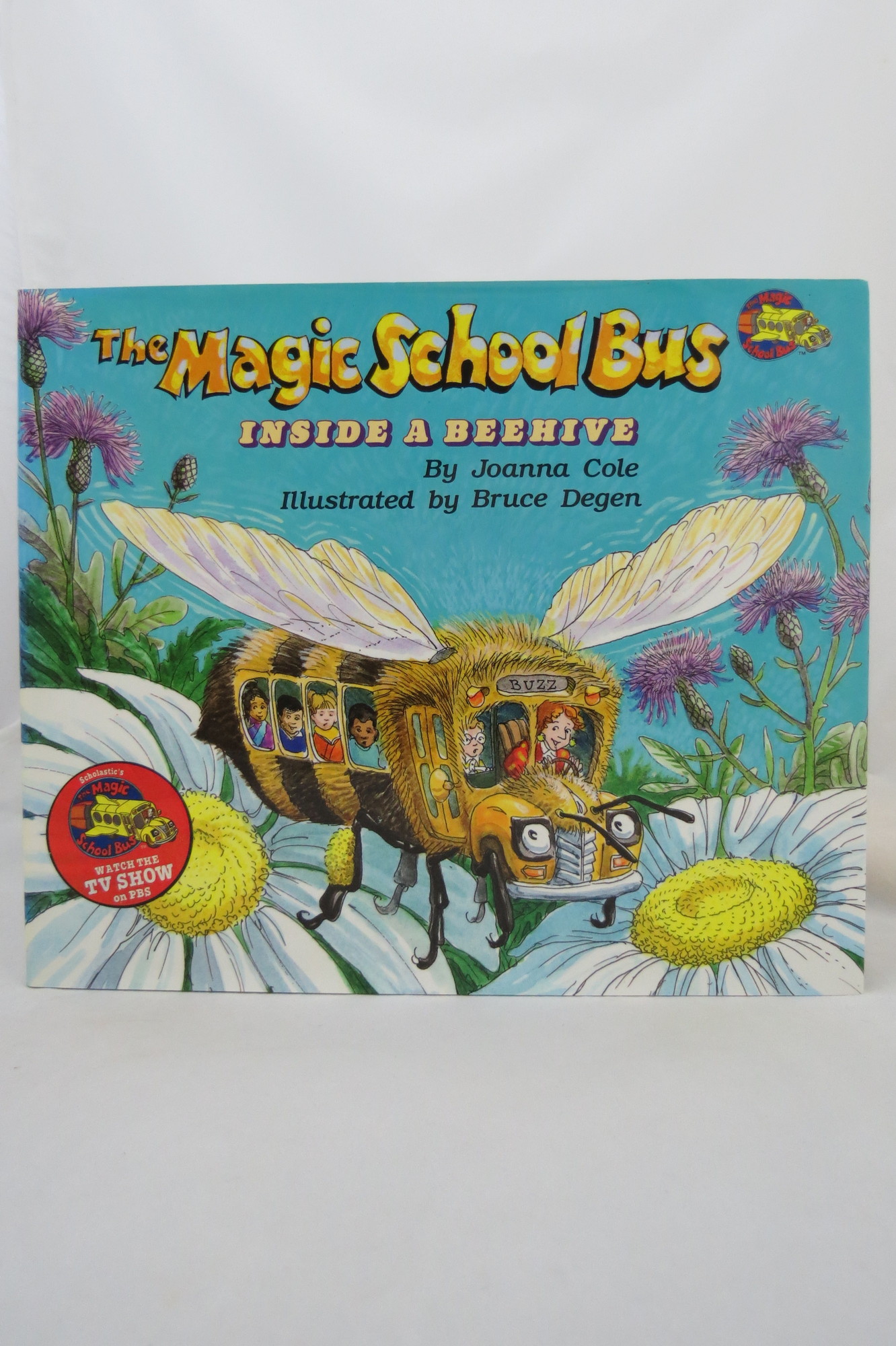 THE MAGIC SCHOOL BUS INSIDE A BEEHIVE (DJ is protected by a clear, acid