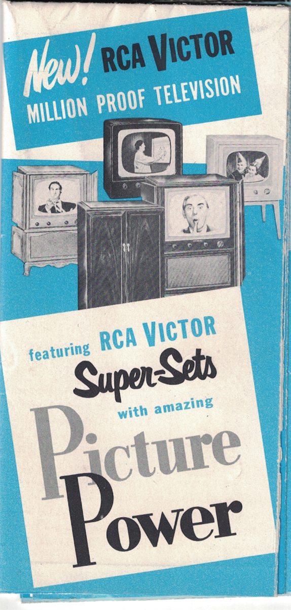 RCA Victor Television [sales brochure] [ca 1950's]