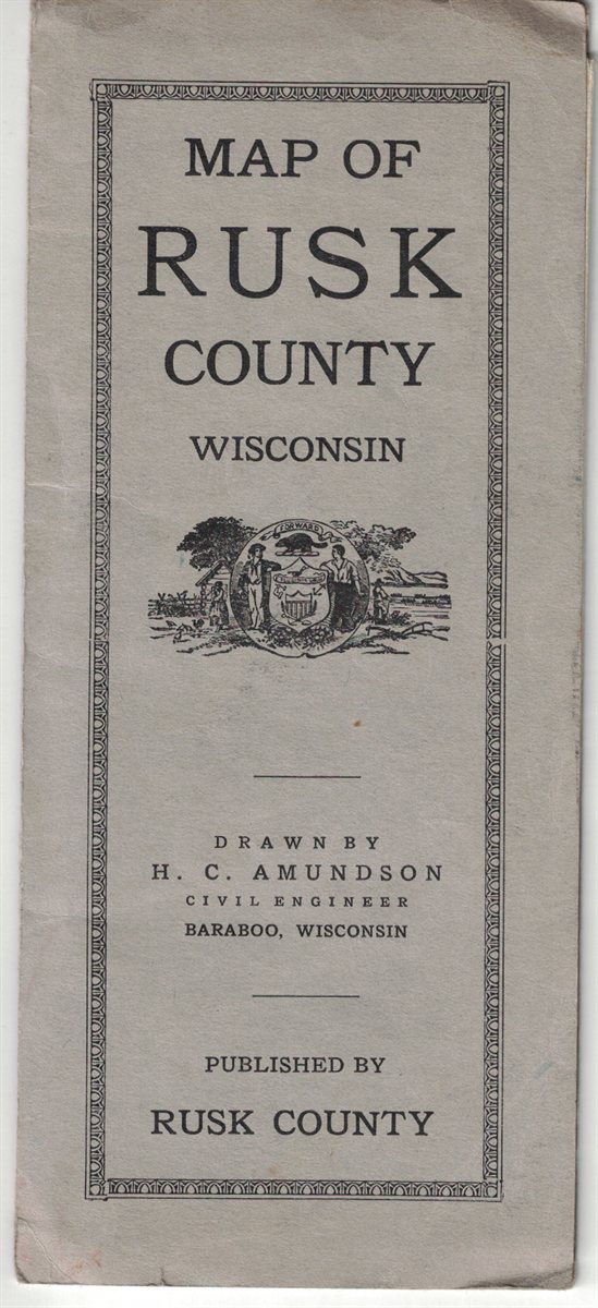 Map of Rusk County Wisconsin [1925]