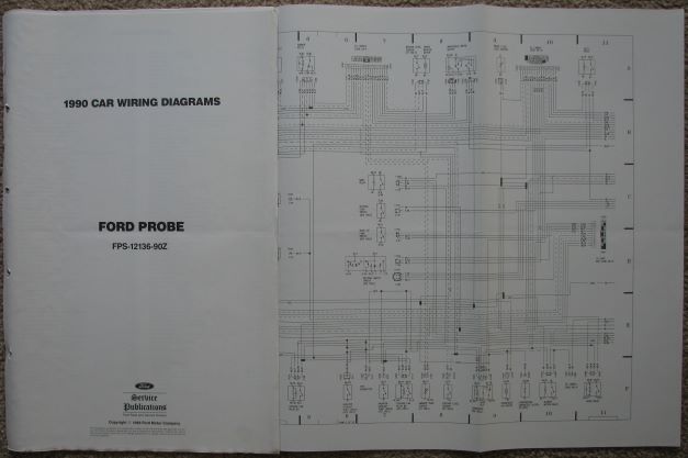 1990 [Ford] Car Wiring Diagrams: Probe [Loose Leaf]
