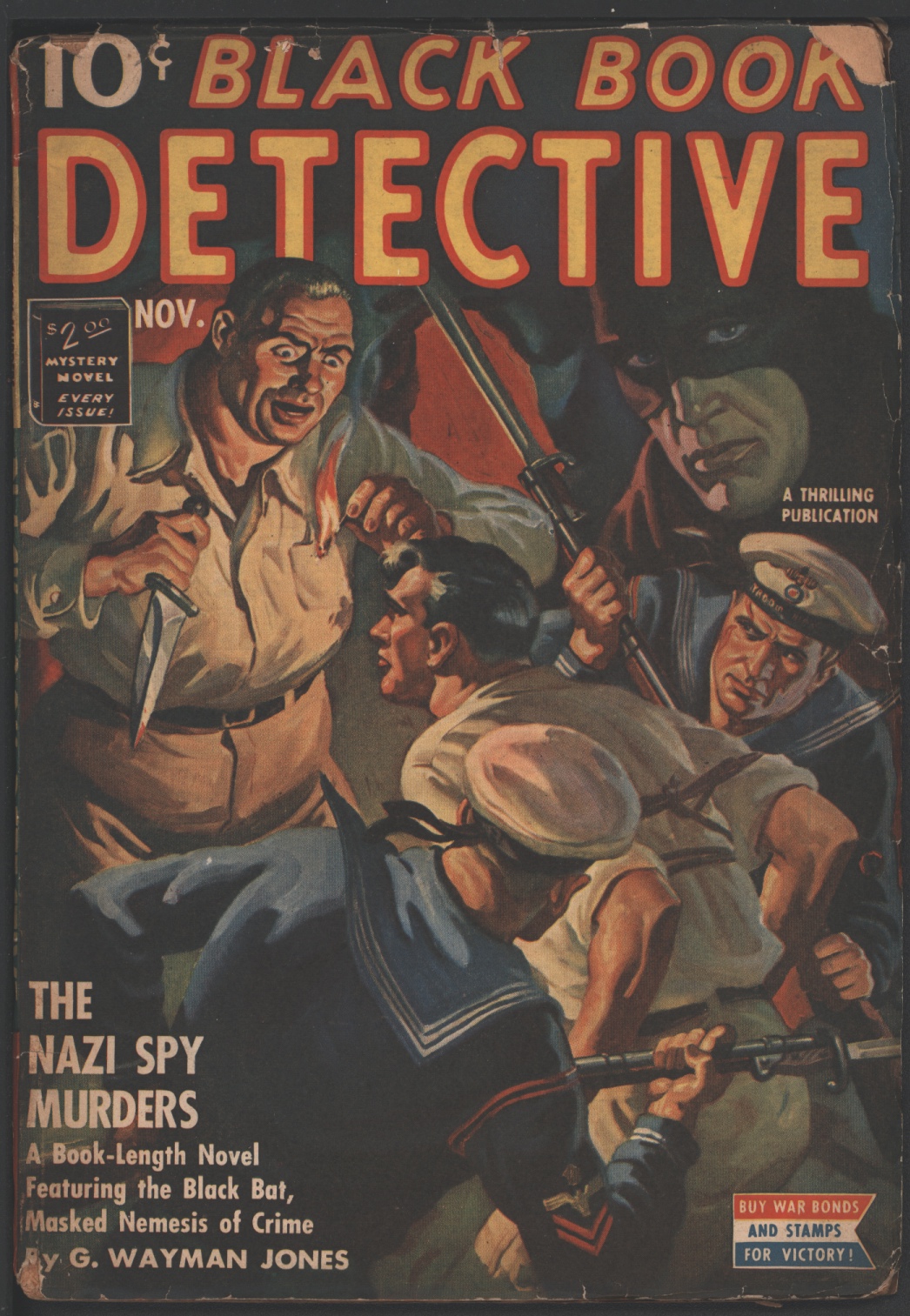 Black Book Detective (Black Bat) 1942 November.