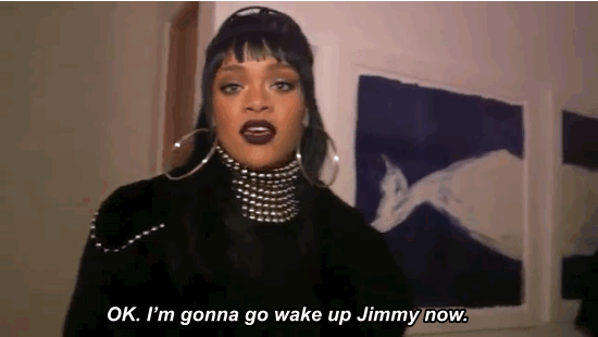 Rihanna Snuck Into Jimmy Kimmel's House In The Middle Of The Night To