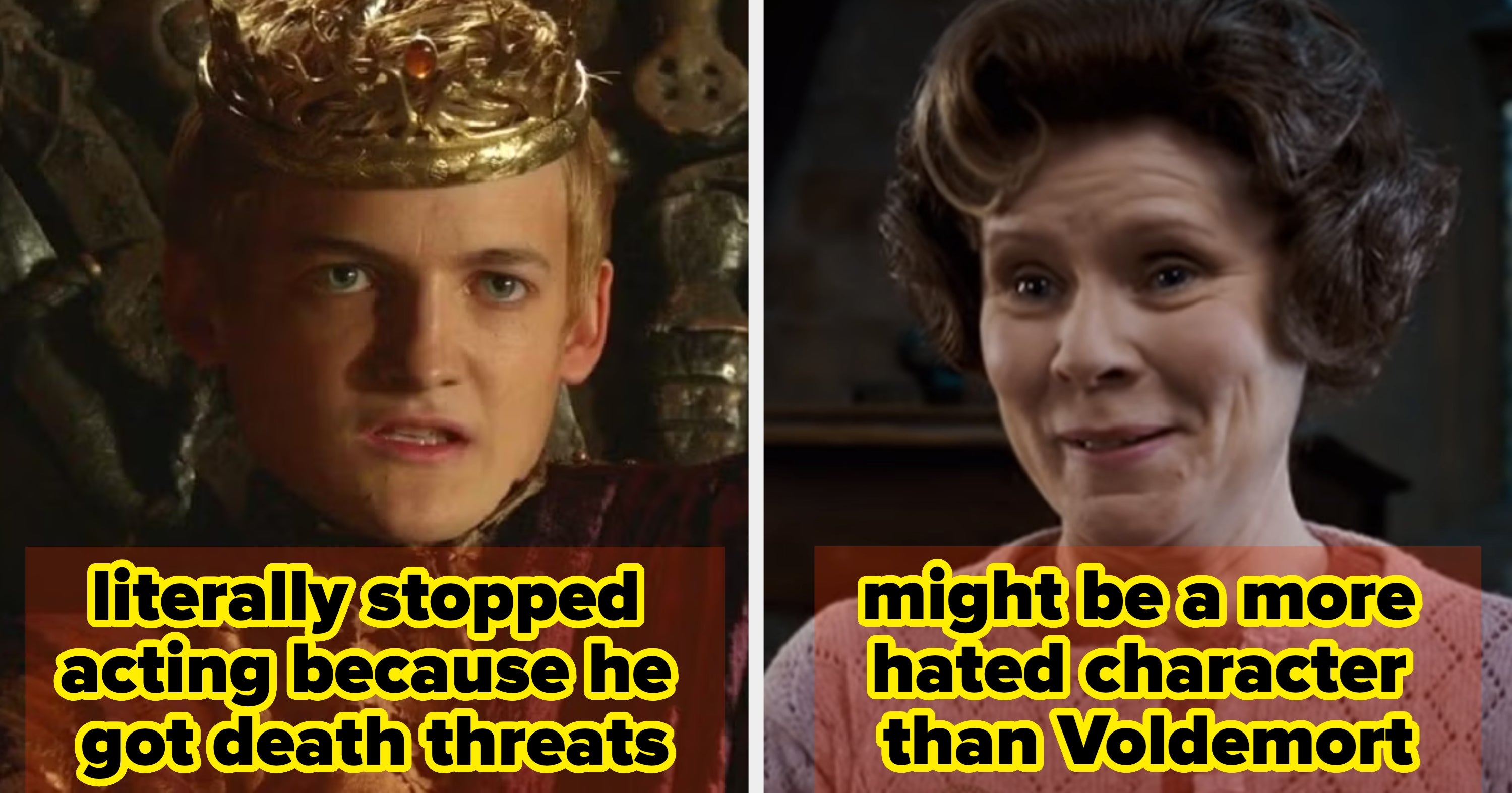 What actor played a villain so well that you can’t help but kind of hate them now?