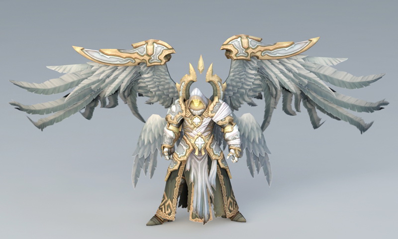 Darksiders II Archon 3d model 3ds Max files free download modeling