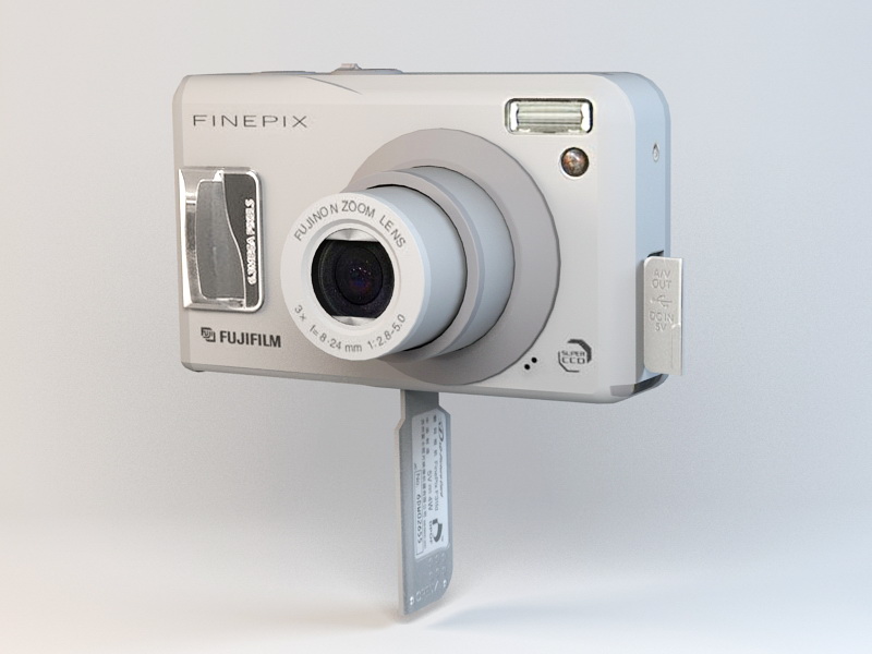 Fujifilm FinePix F30 3d model 3ds Max files free download