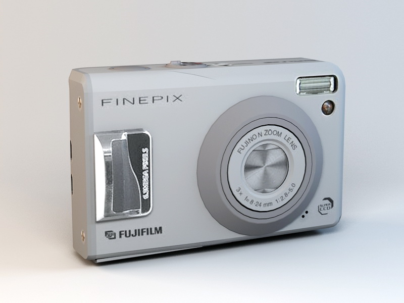 Fujifilm FinePix F30 3d model 3ds Max files free download