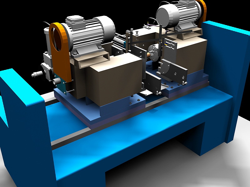 Lathe Machine 3d model 3ds Max files free download modeling 47445 on