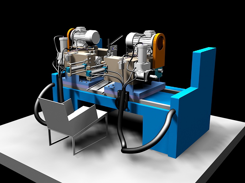 Lathe Machine 3d model 3ds Max files free download modeling 47445 on