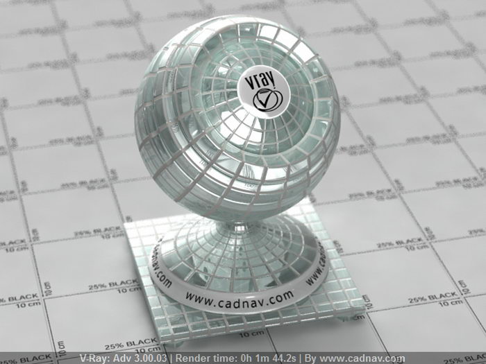 Glass Bricks vray material CadNav