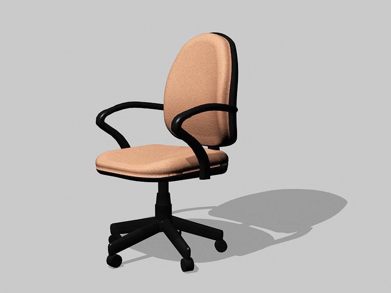 Modern Desk Chair 3d model 3ds Max files free download CadNav