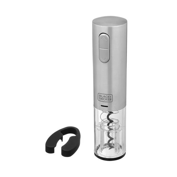 Abridor de vinho a bateria Gourmand Gris W10BR 10W bivolt Black