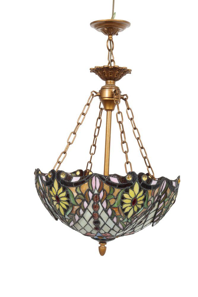Stained Glass Sunflower Pendant Light Ceiling and Pendant Lights