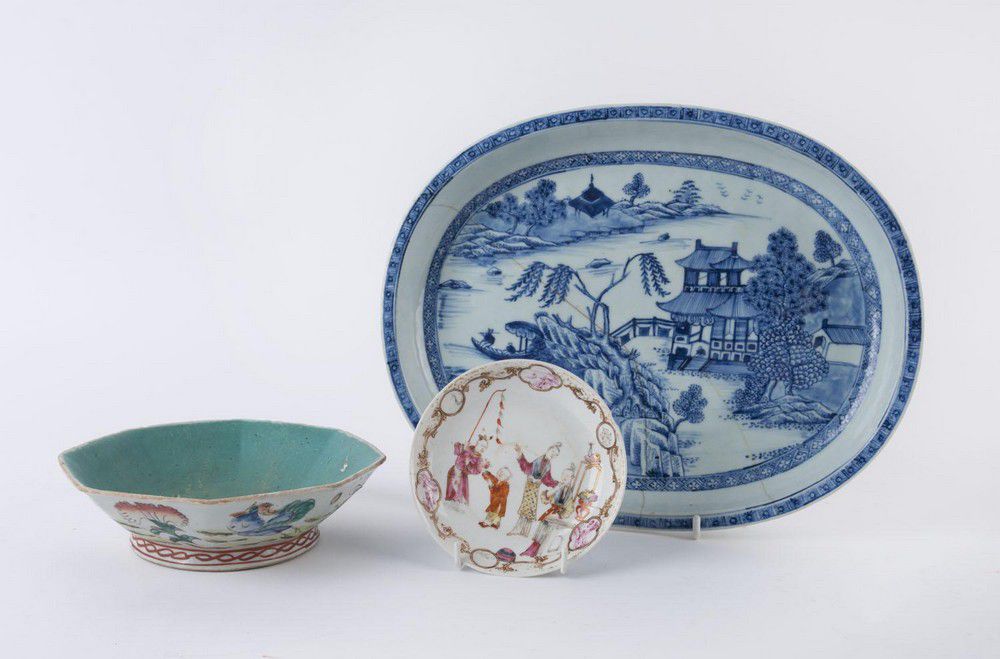 Chinese Porcelain Dishes (19th20th Century) Ceramics Chinese