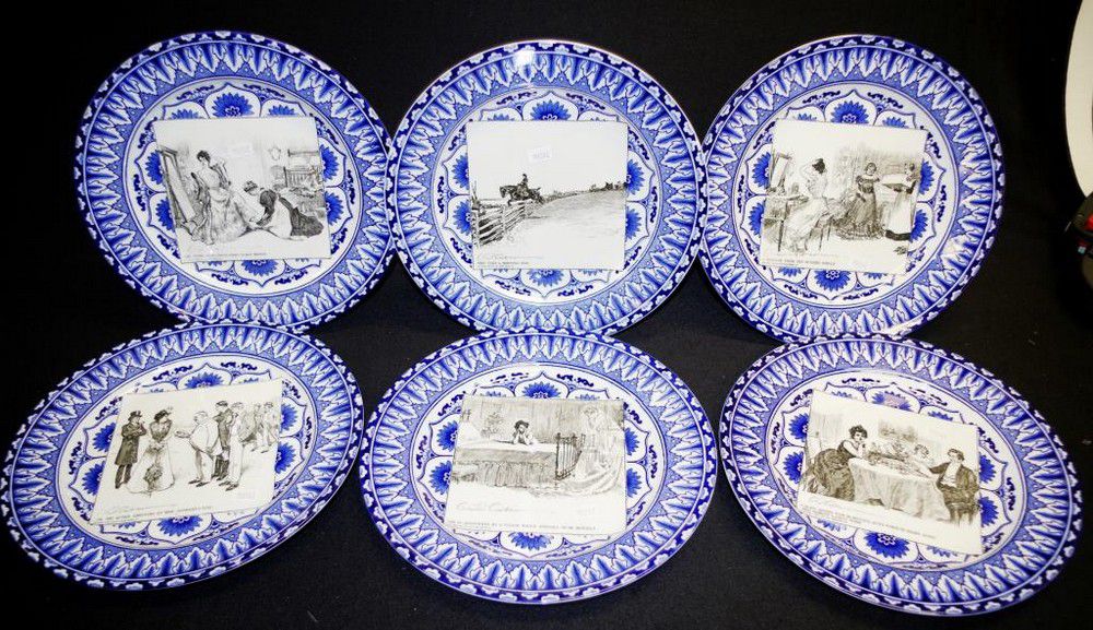 Royal Doulton Gibson Girls Plate Set Royal Doulton Ceramics