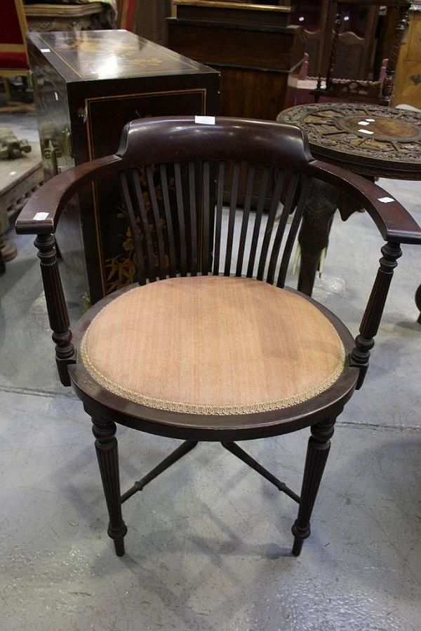 Vintage Edwardian Tub Chair Seating Singles/Pairs/Threes of Chairs