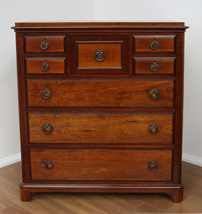 MuseumQuality Tasmanian Blackwood Chest of Drawers Chests of Drawers