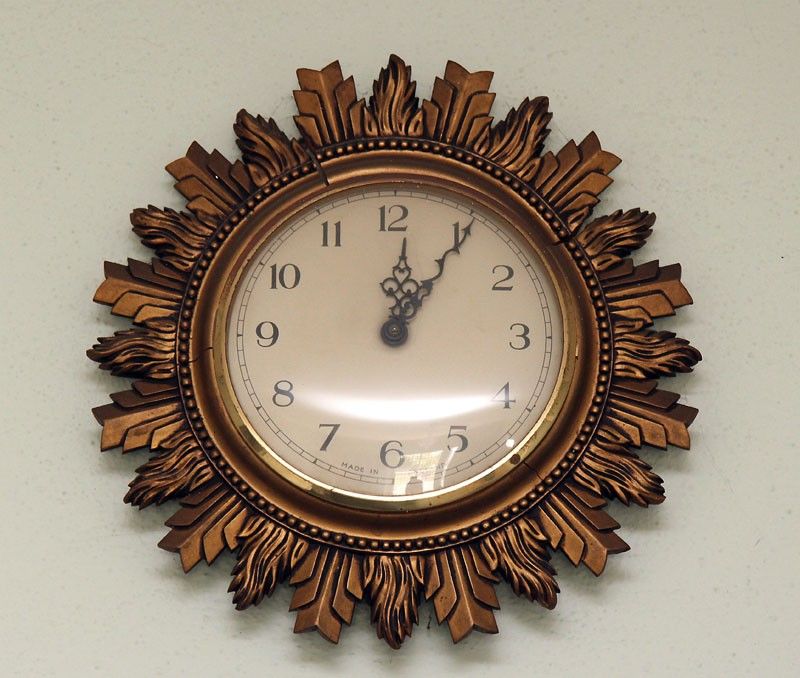 Smiths Electric Sun Dial Clock, 1950 Clocks Wall Horology (Clocks