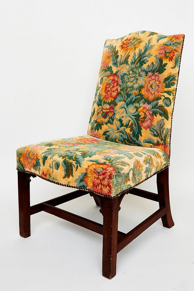 Floral Tapestry High Back Side Chair Seating Singles/Pairs/Threes of Chairs (all types