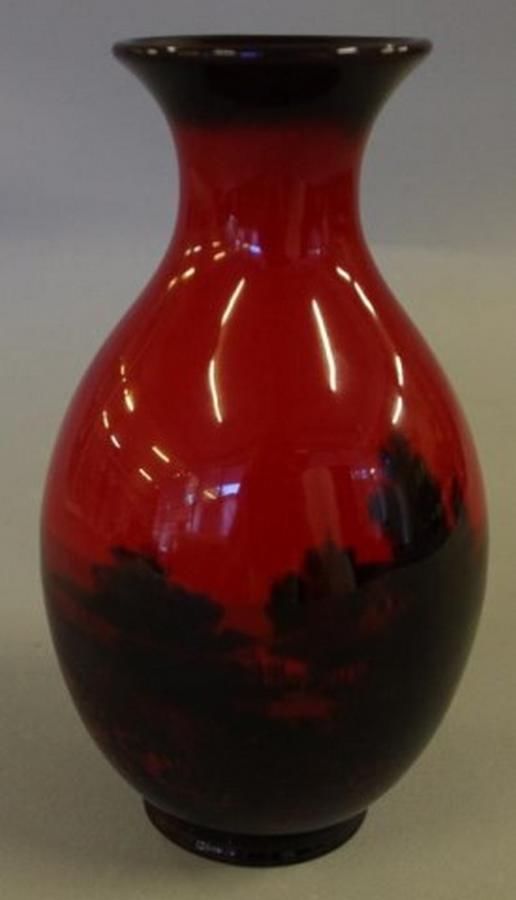 Flambe Farm Vase by Royal Doulton Royal Doulton Ceramics