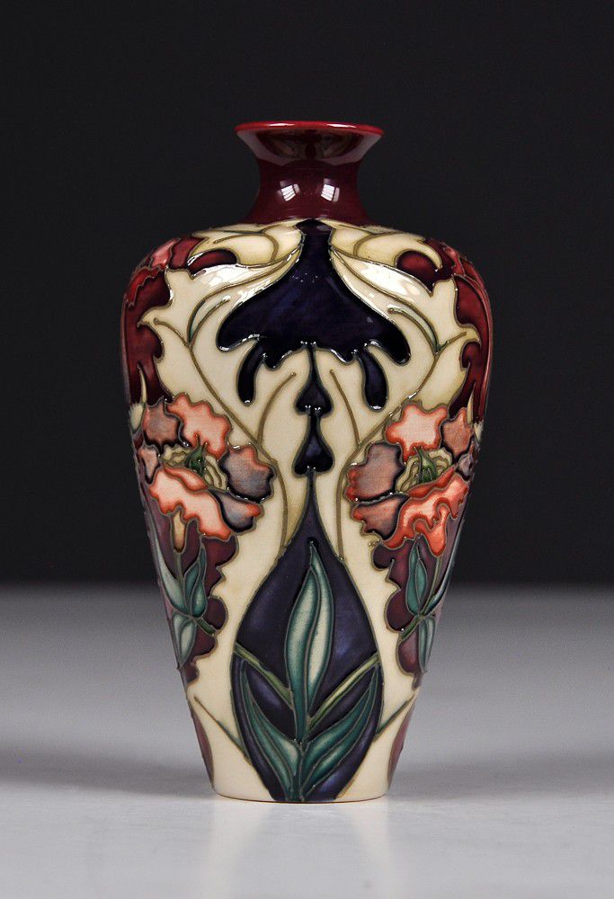 Moorcroft Floral Vase, 16cm Height Moorcroft Ceramics