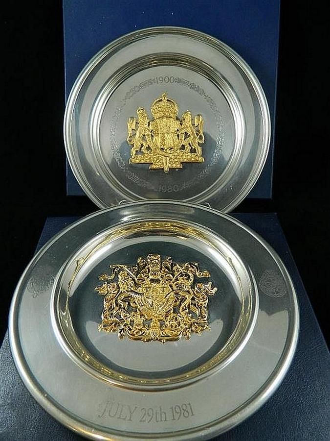 Pewter Royal Plates Limited Edition Commemoratives Commemorative
