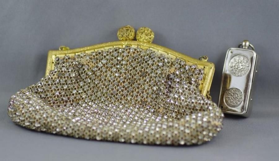 Rhinestone Purse with Coin Holder Handbags & Purses Costume