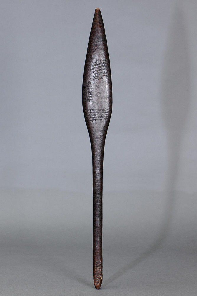 Incised Wooden Club from South East Australia Aboriginal Artefacts Tribal