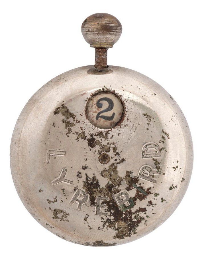 1930's Cricket Counter with Lyrebird Design Sporting Cricket