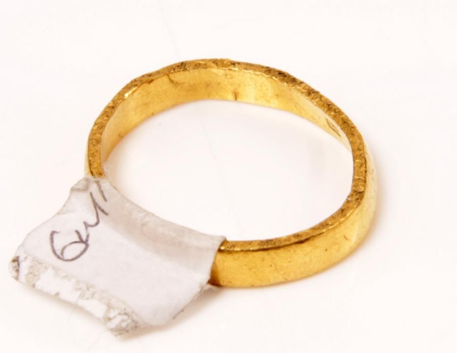 Chinese 16ct Gold Ring with Makers Mark and 6666 Zother Oriental