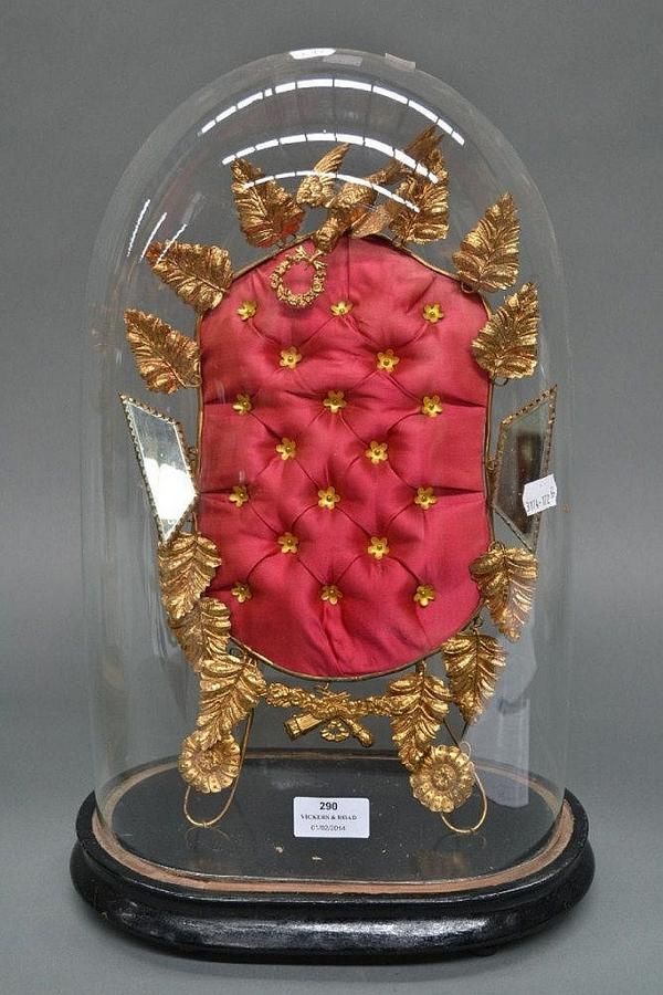 French Marriage Dome with Cushion and Mirrors