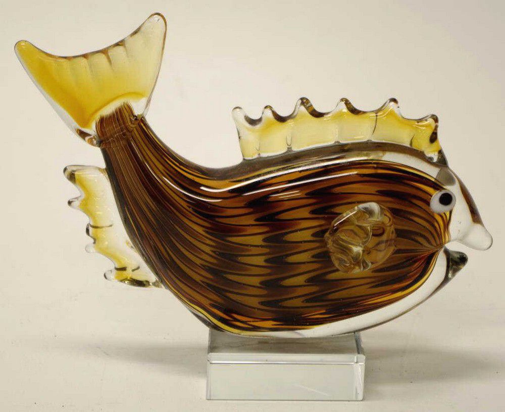 Murano Glass Fish 17x14 cm / Murano Glass